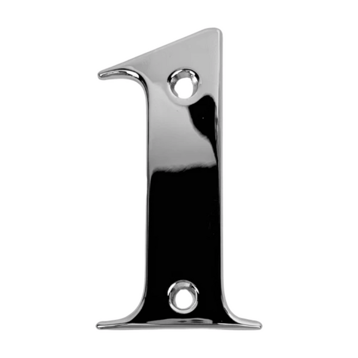 UPVC Door Numbers Chrome