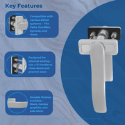 Synseal Warmcore Bi-Fold Door Handle – Replacement & Upgrade for Aluminium Doors