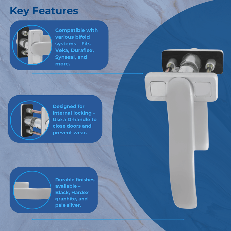 Synseal Warmcore Bi-Fold Door Handle – Replacement & Upgrade for Aluminium Doors