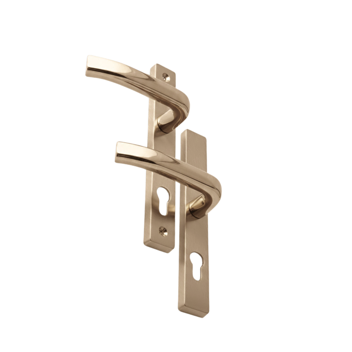 Architectural Sprung Offset Lever Door Handle – Secure & Contemporary Hardware