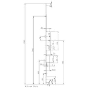 GU Ferco Munster Joinery Latch Deadbolt 2 Rollers Lift lever