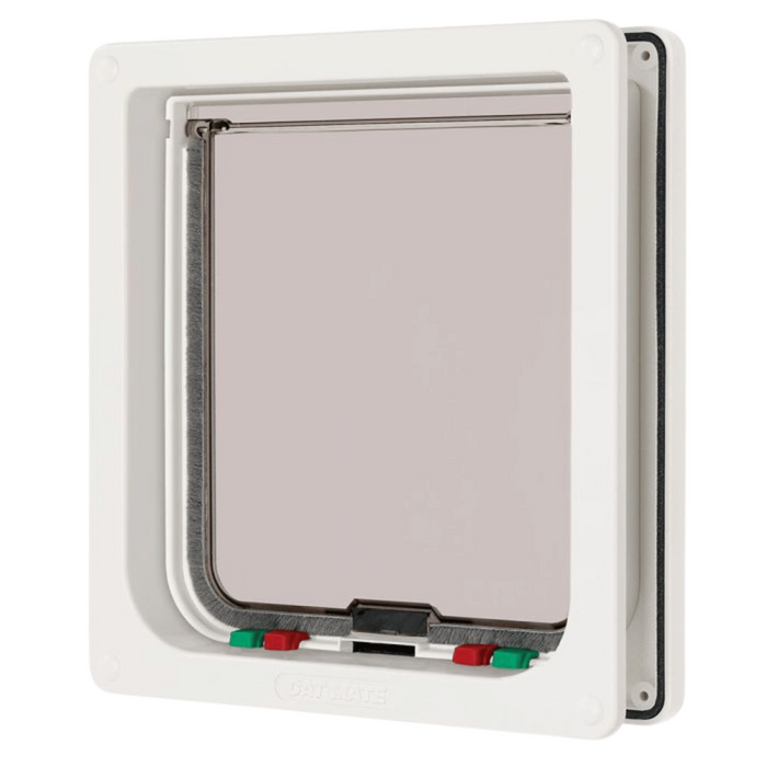 Cat Mate 4-Way Locking Cat Flap by Pet Mate – Secure & Easy Pet Door