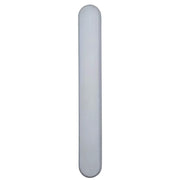 uPVC Door Handle Blank Plate French Doors Blanking Handle PVC 122mm Screw Centres Short Backplate