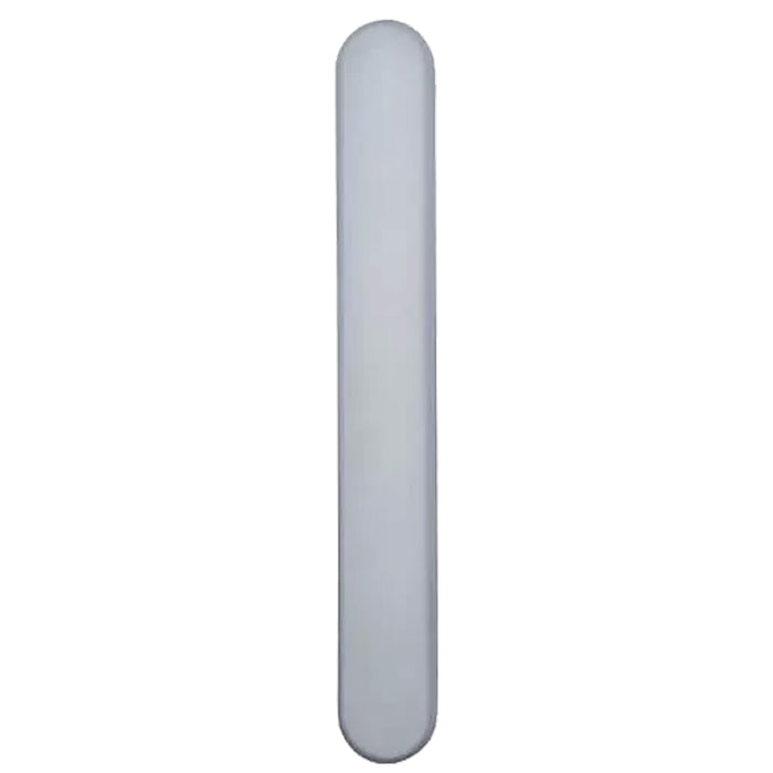 uPVC Door Handle Blank Plate French Doors Blanking Handle PVC 122mm Screw Centres Short Backplate