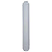 uPVC Door Handle Blank Plate French Doors Blanking Handle PVC 122mm Screw Centres Short Backplate