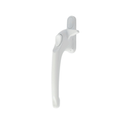 Ellbee Non Locking Cockspur uPVC Window Handle Cockspur Window Handle White Double Glazed 21mm Backset - New Design
