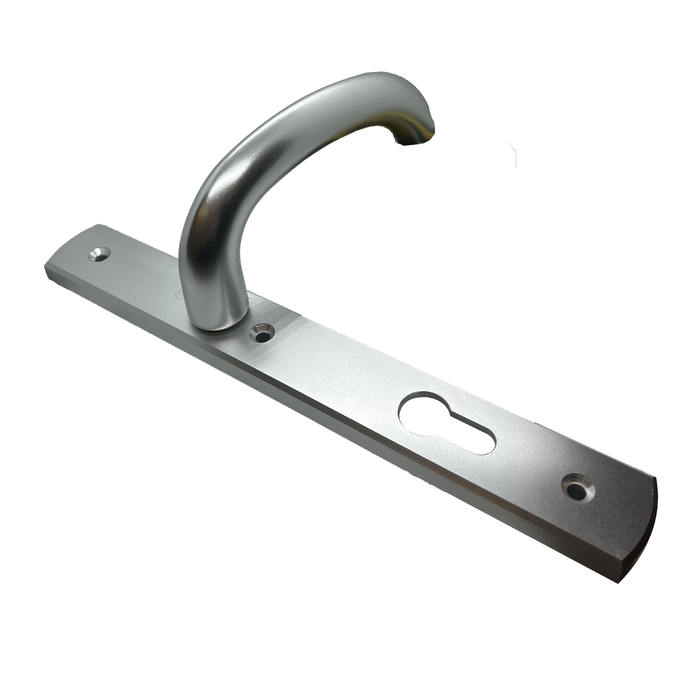 Winkhaus Palladio Marseille Extended Lever Door Handle - Set Narrow Backplate - 92PZ - 8mm Spindle Size - 40-49mm doors - 215mm screw centres