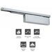 Fire Rated TS.11204 Slide Arm Door Closer Finished in Polished Gold - Size EN2-4