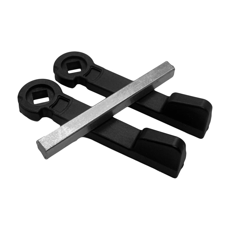 Patio Door Handle Lever Set 7mm To Suit Schlegel Handles 1 PAIR