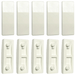 Pack Of 10 - Cockspur Runner Block Wedge 7mm - 7x47x17mm White 