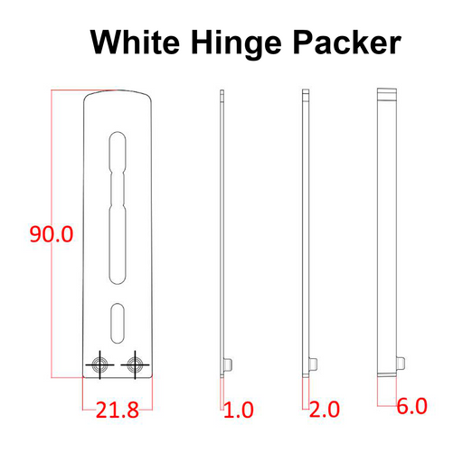 Trojan Patriot Plus Hinge Packers – 1mm, 2mm & 6mm
