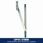 Armis Slimline Door Restrictor 333mm – 4mm Air Gap Hold Open Stay