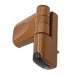 TROJAN PATRIOT FLAG HINGE IN OAK BROWN FOR UPVC DOOR