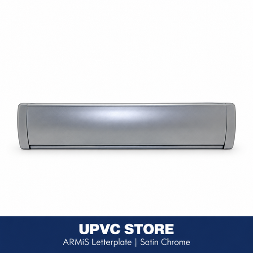 ARMiS letterplate in Satin Chrome