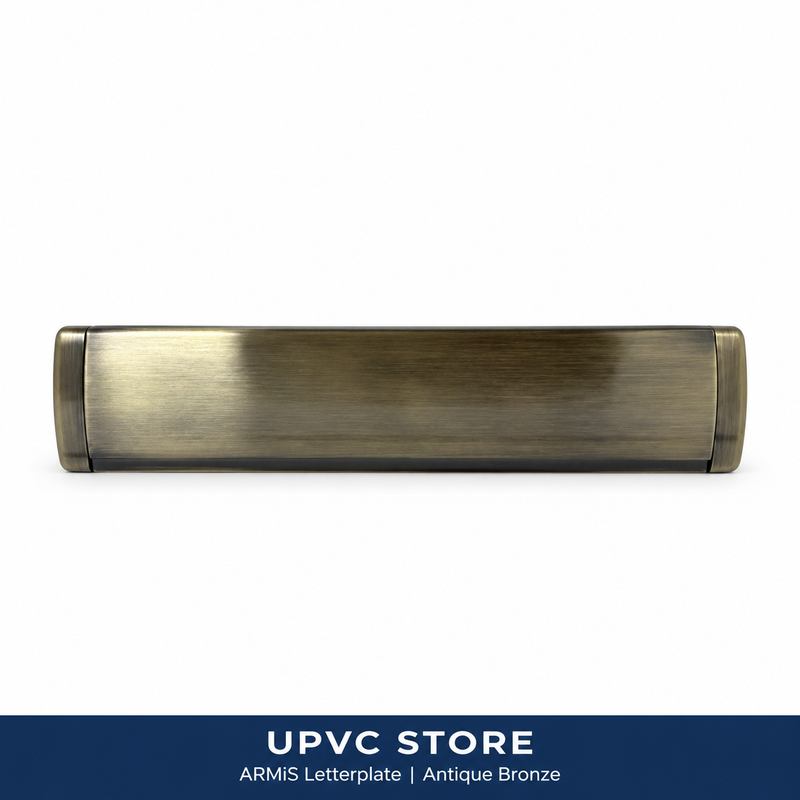 ARMiS letterplate in Antique Bronze