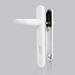 (Opening Sale) RAL 9016 White uPVC & Composite Door Handle – 122mm Screw Centres, 92PZ Sprung Mechanism