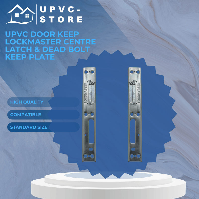 Upvc Door Keep Lockmaster Centre Latch & Dead Bolt Keep Plate