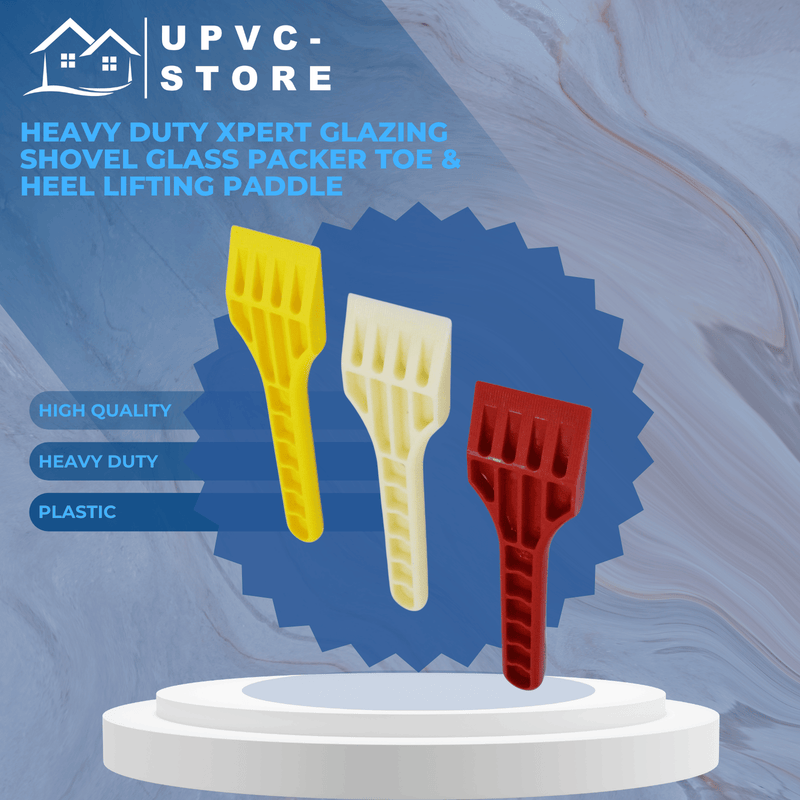 Glass Frame Tool - Heavy Duty Plastic Glazing Paddle / Shovel / Wedge Packer
