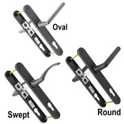 UPVC Door Handle Mila Prostyle 92mm 92PZ 210mm Fixings Double Glazing Pair 240