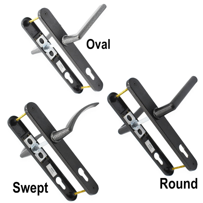 UPVC Door Handle Mila Prostyle 92mm 92PZ 210mm Fixings Double Glazing Pair 240