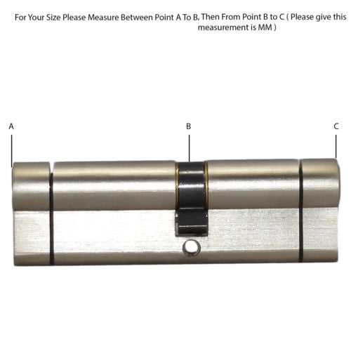 High Security UPVC Door Lock Euro Profile CylinderAnti Snap Bump Pick Drill 40/50