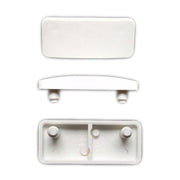 UPVC Cockspur Wedge Kit - 3mm, 4mm, 5mmm & 6mm Wedges included - White - Branded