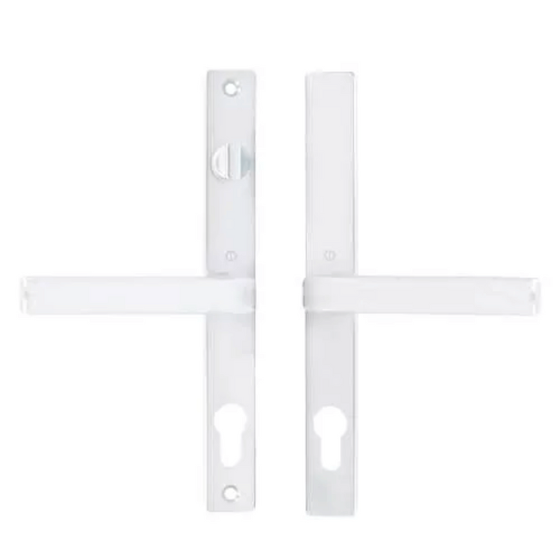 Hoppe Fullex Lever/Lever uPVC Multipoint Door Handles with Snib – 68mm PZ, Sprung, 215mm Screw Centres