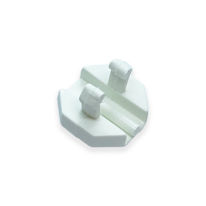 Round Octagonal Drain Slot Cover Caps White Water Outlet Bag of 10