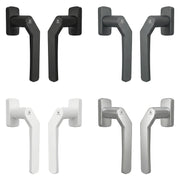 Cortizo Acodada Window Handle – Offset for Sliding Windows (7mm Spindle)