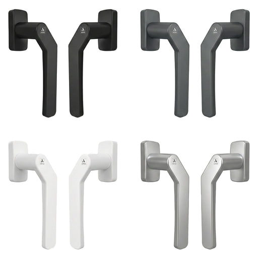 Cortizo Acodada Window Handle – Offset for Sliding Windows (7mm Spindle)