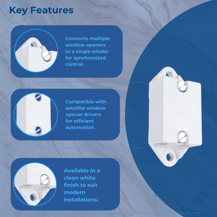 Highline Rotary Junction Box for Window Control Systems