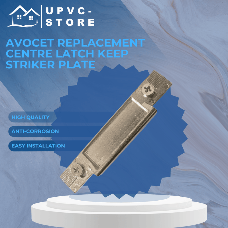 Avocet Replacement Centre Latch Keep Striker Plate For Upvc Door Lock Keep