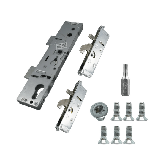 Genuine Lockmaster Single Spindle 35mm Backset uPVC Door Lock GearBox- Mila Anti-Lift Hook Door Lock Refurbishment Kit