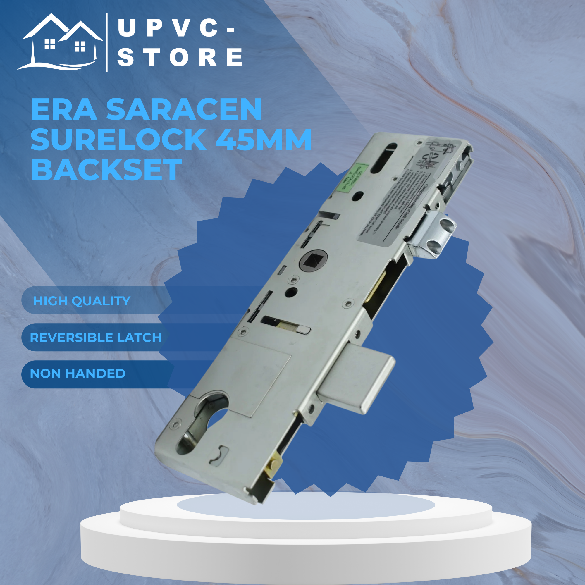 ERA Laird Saracen Surelock Multipoint UPVC Door Lock Gear Box 45mm Bac ...