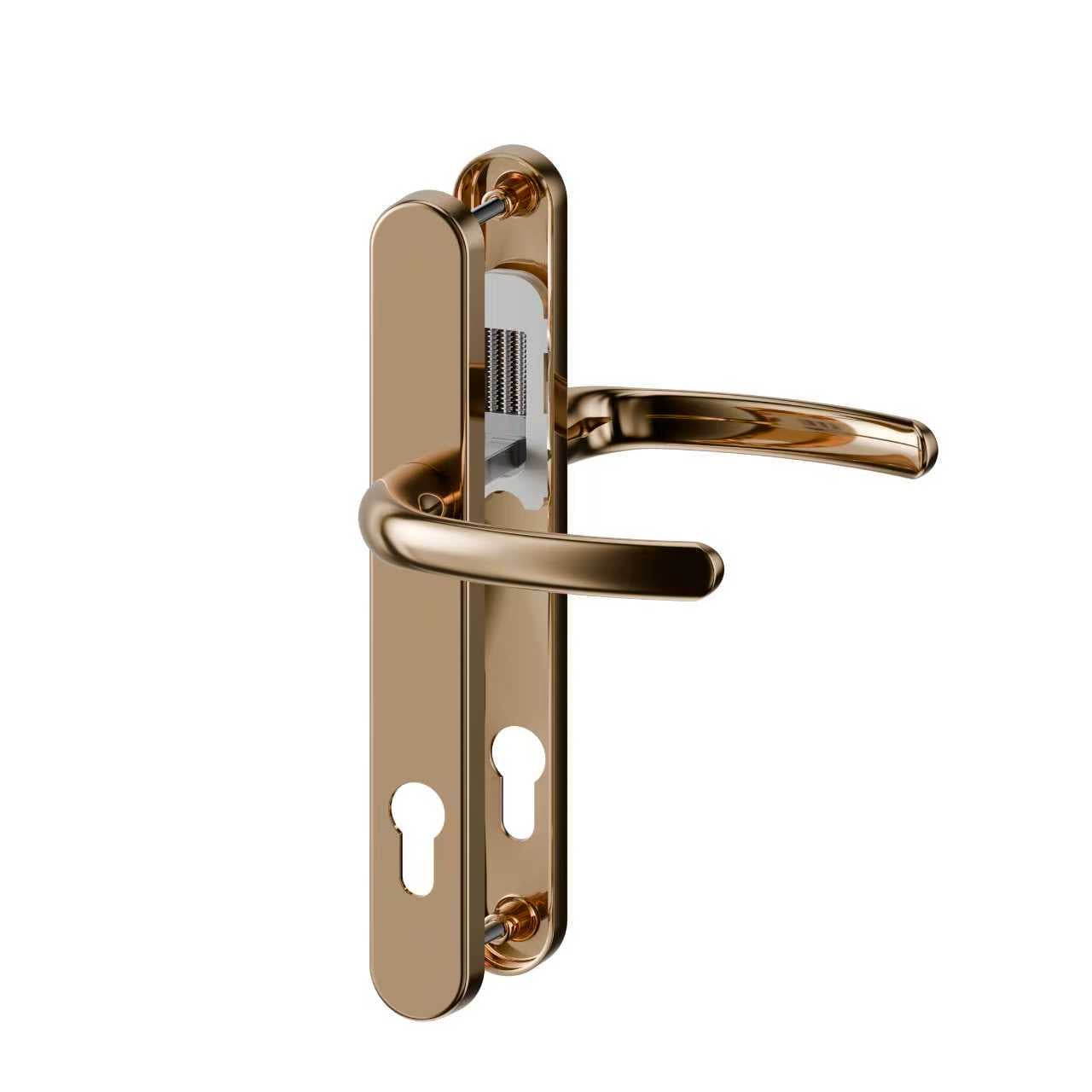 Direkt uPVC Door Handle 215mm Screw Centres 92PZ Sprung — UPVCSTORE