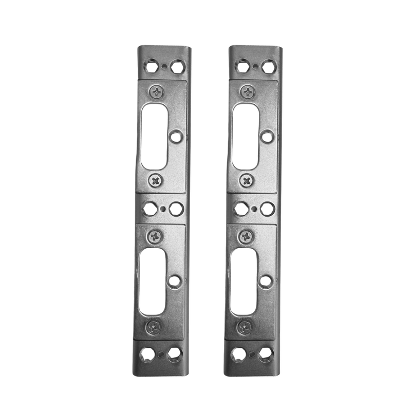 PLK32-19 Double Adjustable Silver Shootbolt Keep for uPVC and Timber Doors