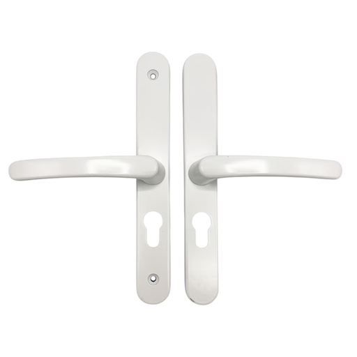 uPVC Multipoint Door Handles – Sprung Lever/Lever, 48mm PZ, 200mm Screw Centres for UPVC Doors