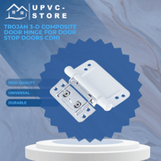 TROJAN 3-D COMPOSITE DOOR HINGE FOR DOOR STOP DOORS CDH1
