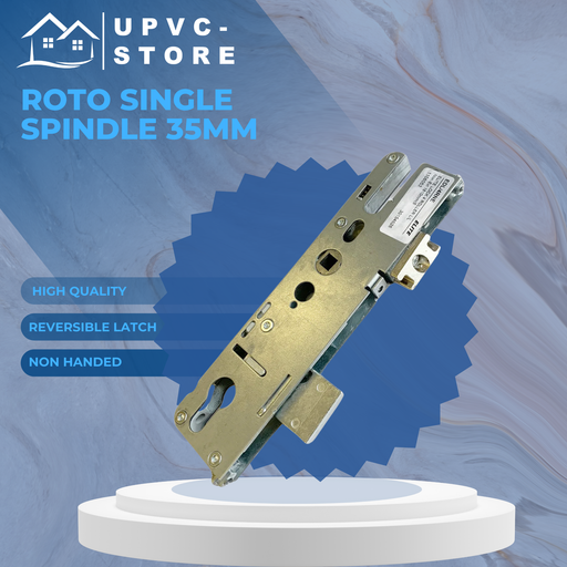Replacement Roto Upvc Single Spindle Door Lock Gearbox Multi Point 35mm 92mm