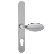 Stainless Steel UPVC Door Handle Lever Pad Offset 92mm/62mm PZ 211mm