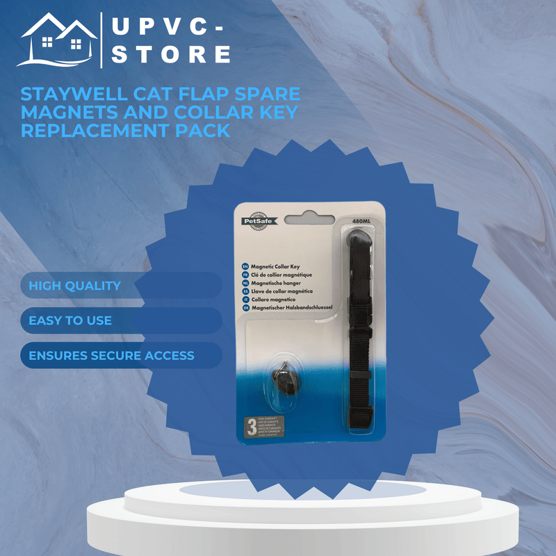 Staywell Cat Flap Spare Magnets and Collar Key Replacement Pack