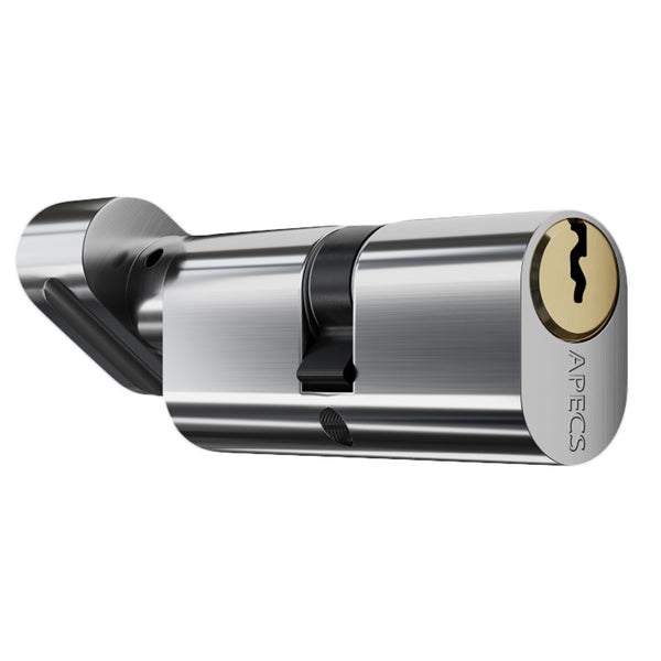 Dual Colour Oval Euro Profile Cylinder Thumb Turn Timber Aluminium Door Lock