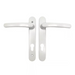 White Avocet Roto Door Handle 92pz 163mm Screw Fix Retro Replace Match