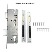 Overnight Lock Lift Lever Mechanism with 16mm Faceplate 30mm, 35mm, 45mm Kits - No Euro Cylinder