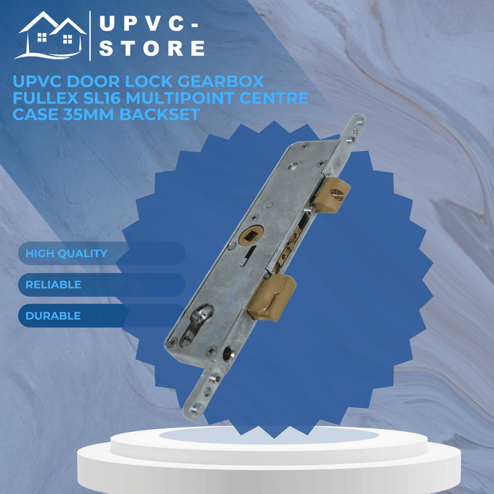 UPVC Door Lock Gearbox Fullex SL16 Multipoint Centre Case 35mm Backset
