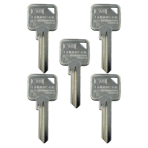 Security Key 6 pin key blanks 1 Star ES Grade 6 1600C60