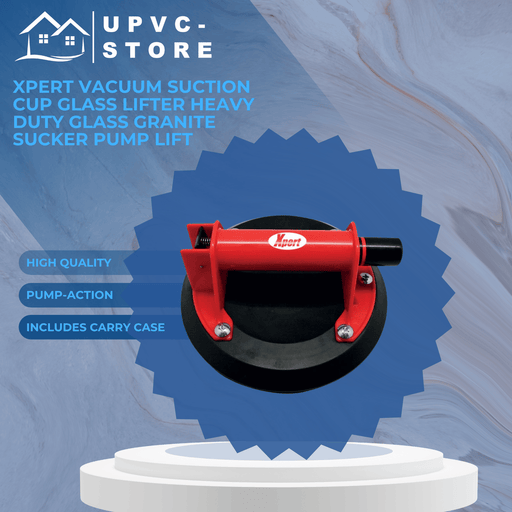 Xpert Vacuum Suction Cup Glass Lifter Heavy Duty Glass Granite Sucker Pump Lift