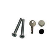 White Zinc - Tilt and Turn Upvc Window Handle Locking High Quality Mila 43mm Spindle