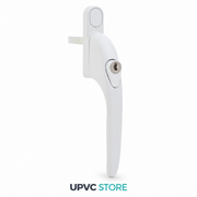 Yale Quartus inline window handle in white with 10mm spindle