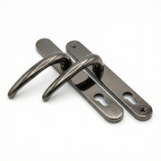 Quantum MK2 Replacement Door Handles Smokey Chrome – 92mm PZ – 122mm or 211mm Screw Centres